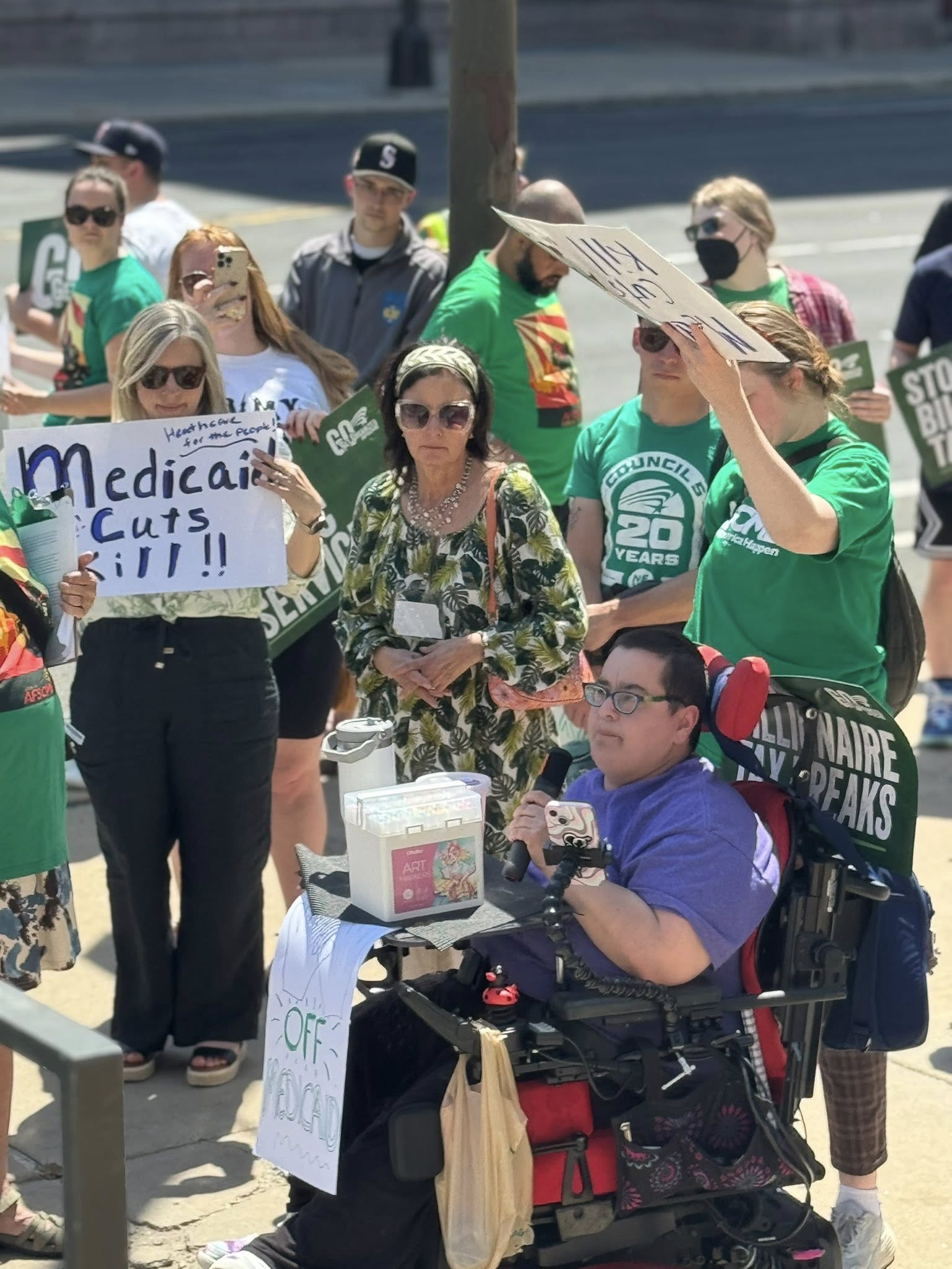 PHOTOS: Hands Off Medicaid Rally! – afscme34