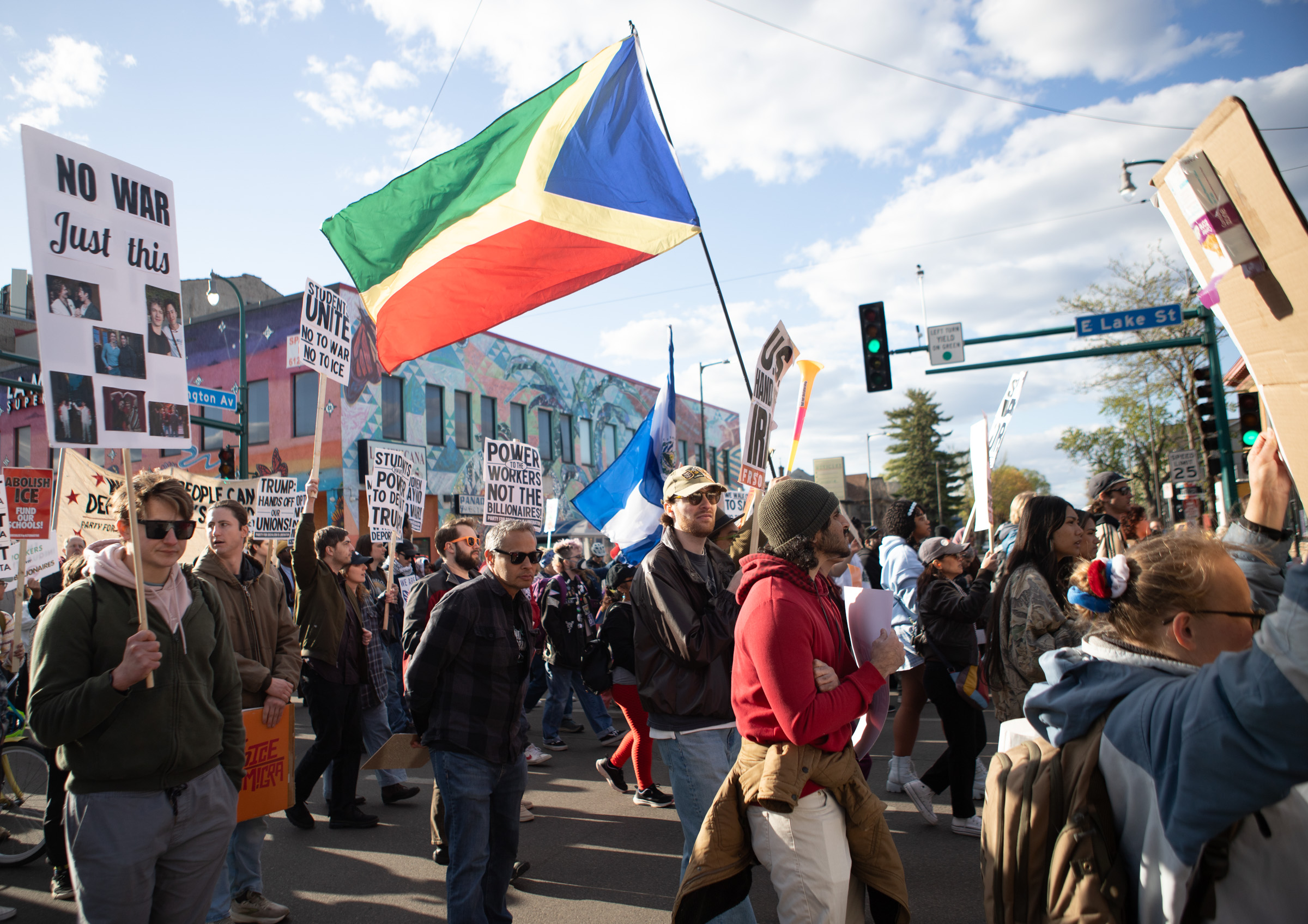 On International Workers’ Day, Workers Demonstrate For Dignity